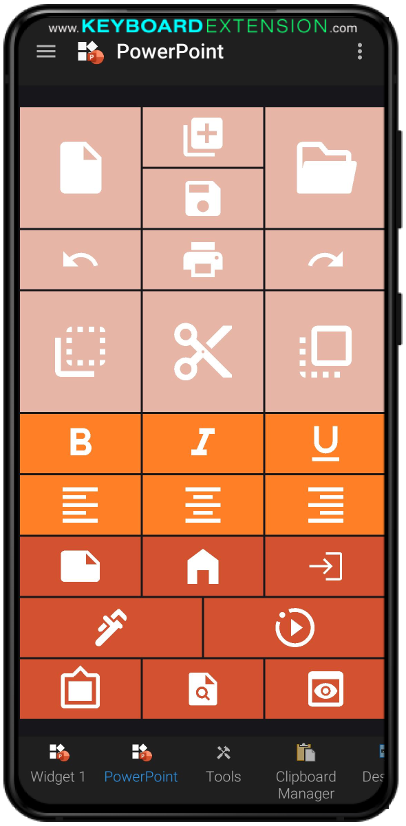 widget powerpoint
