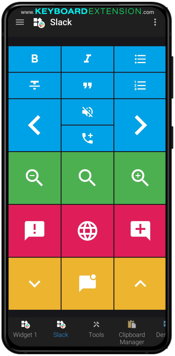 widget slack