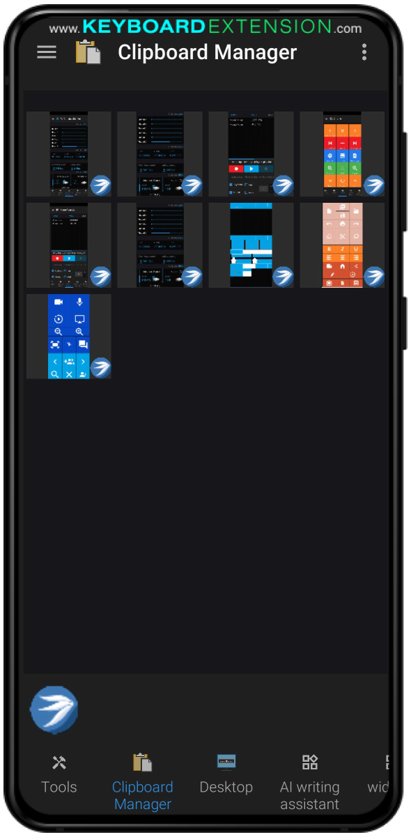 Clipboard Manager widget
