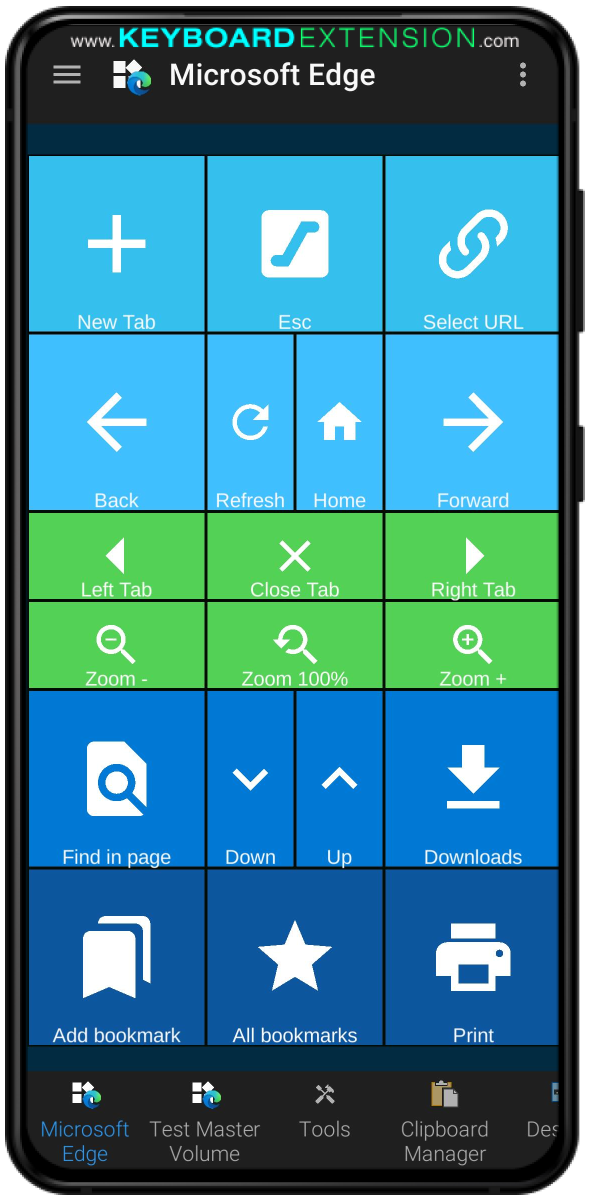 Microsoft Edge widget