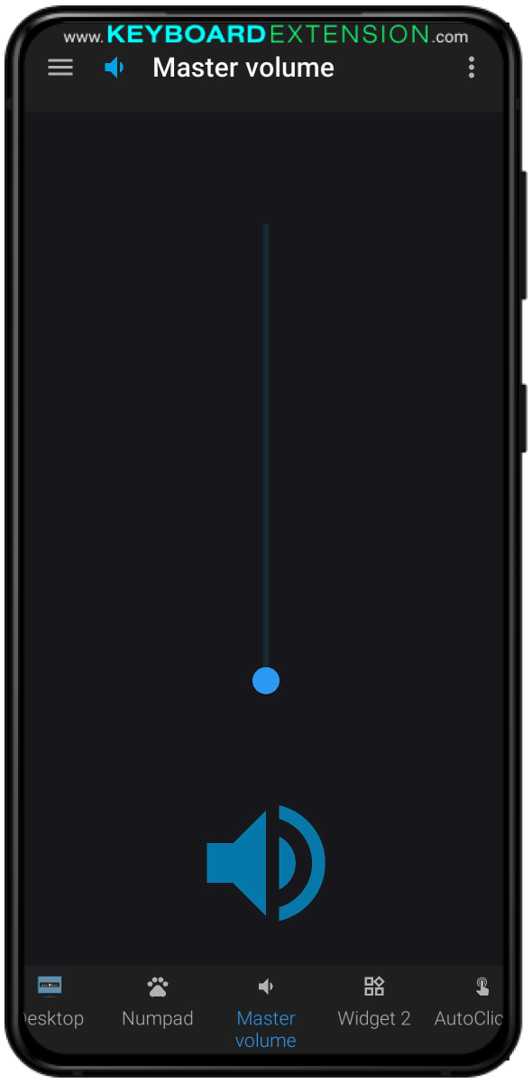 widget master volume