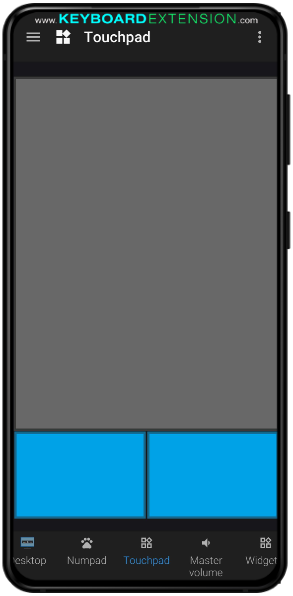 widget touchpad