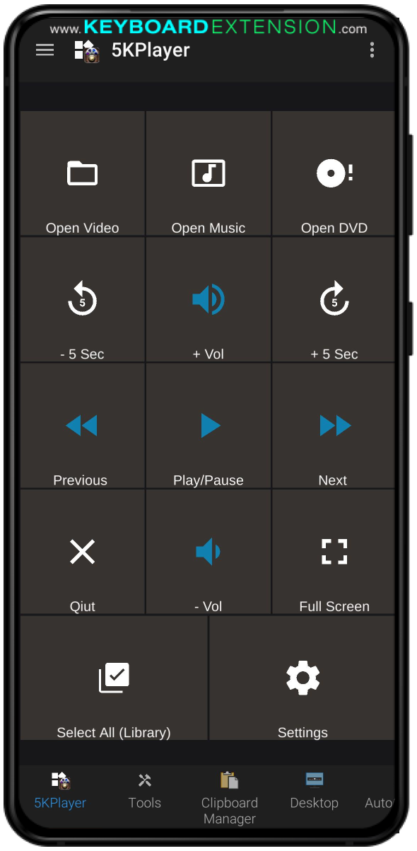 widget 5kplayer