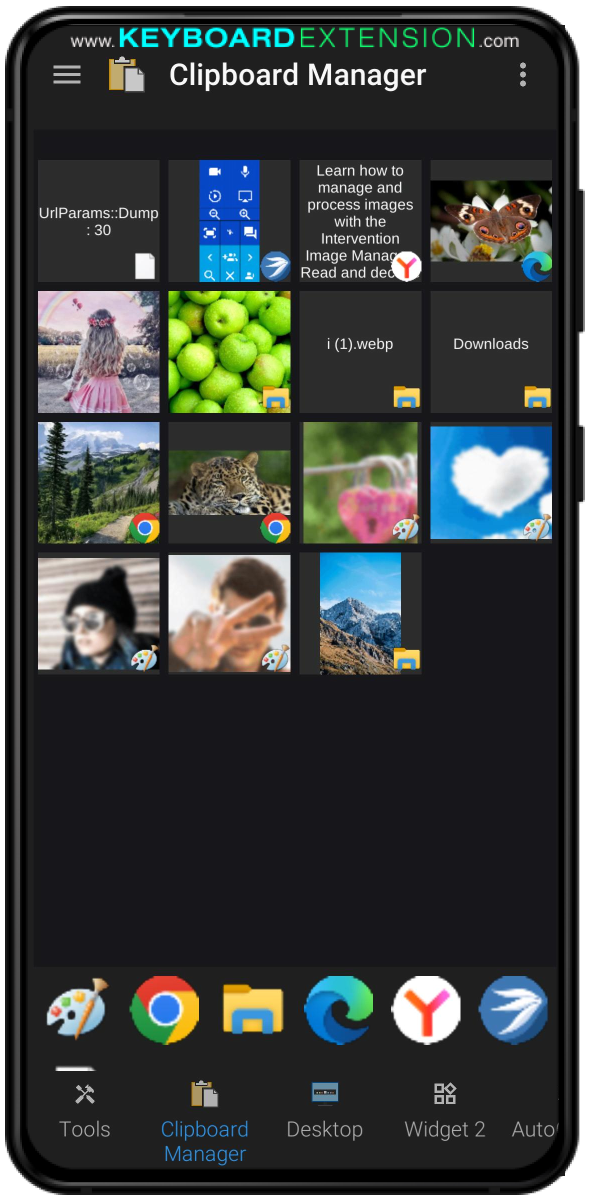 widget clipboard manager
